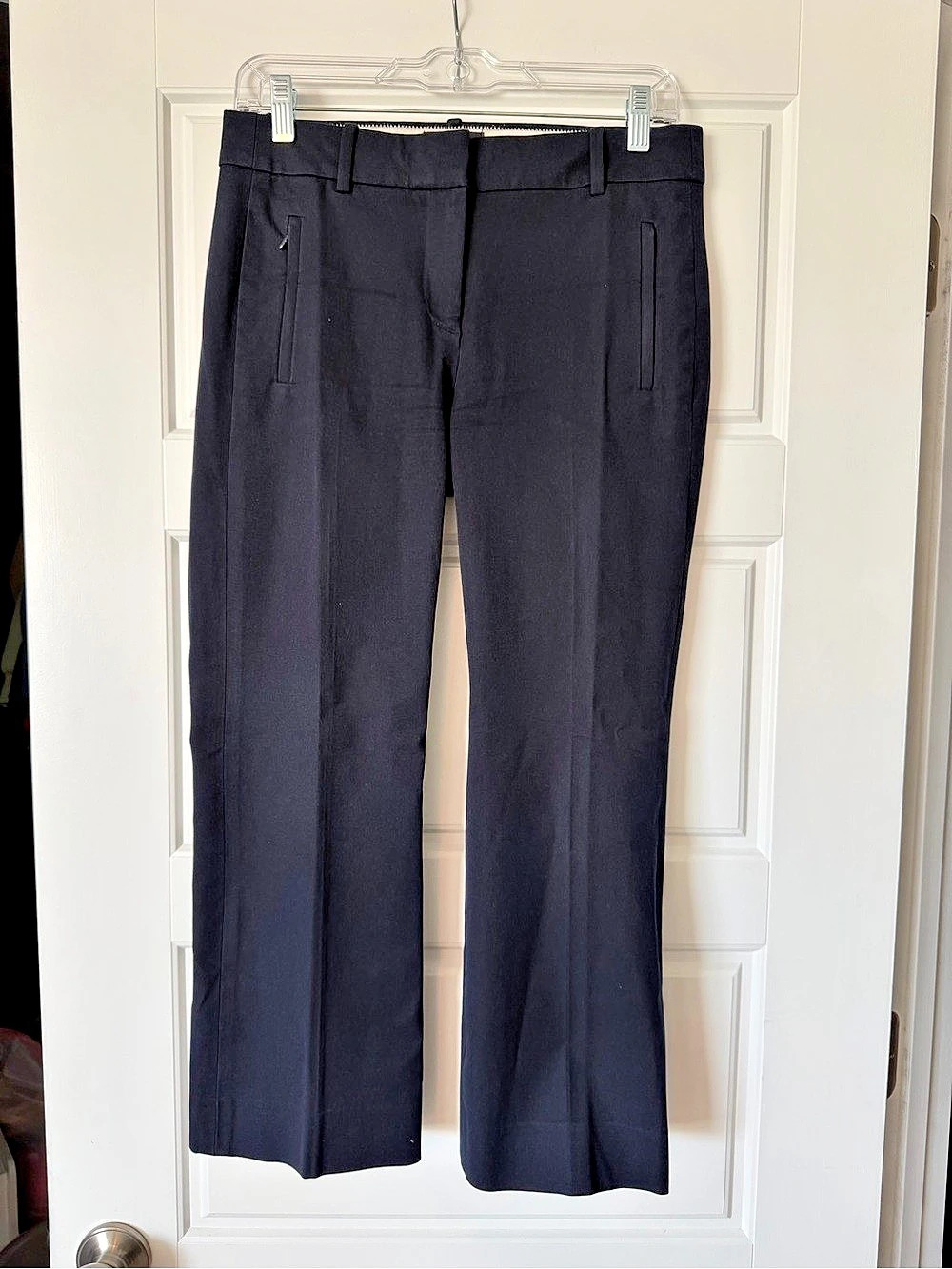 J.Crew Teddy Straight Leg Trousers Blue Size 0